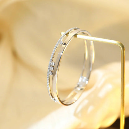 [Lumi Jewels]Move Romane Diamond Bangle Bracelet