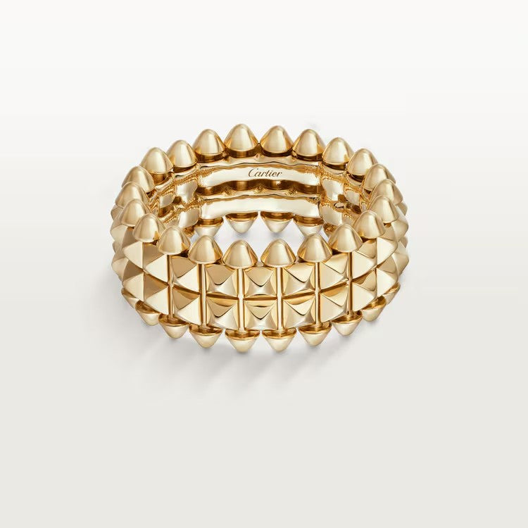[Lumi Jewelery]CLASH 9.2MM DOUBLE ROW RING