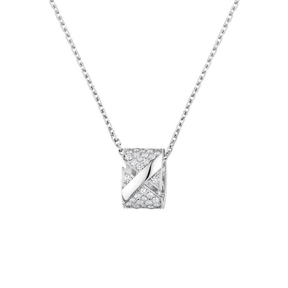 [Lumi Jewellery]LIENS EVIDENCE DIAMOND PAVED NECKLACE
