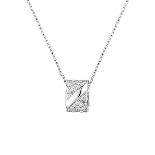 [Lumi Jewellery]LIENS EVIDENCE DIAMOND PAVED NECKLACE