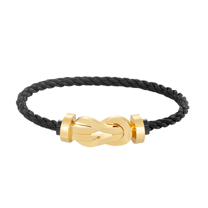 [Lumi Jewellery]CHANCE LARGE 8 FIGURE BUCKLE NO DIAMOND BRACELET GOLD
