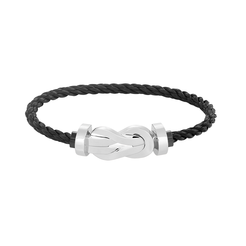 [Lumi Jewellery]CHANCE LARGE 8 FIGURE BUCKLE NO DIAMOND BRACELET SILVER