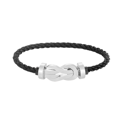 [Lumi Jewellery]CHANCE LARGE 8 FIGURE BUCKLE NO DIAMOND BRACELET SILVER