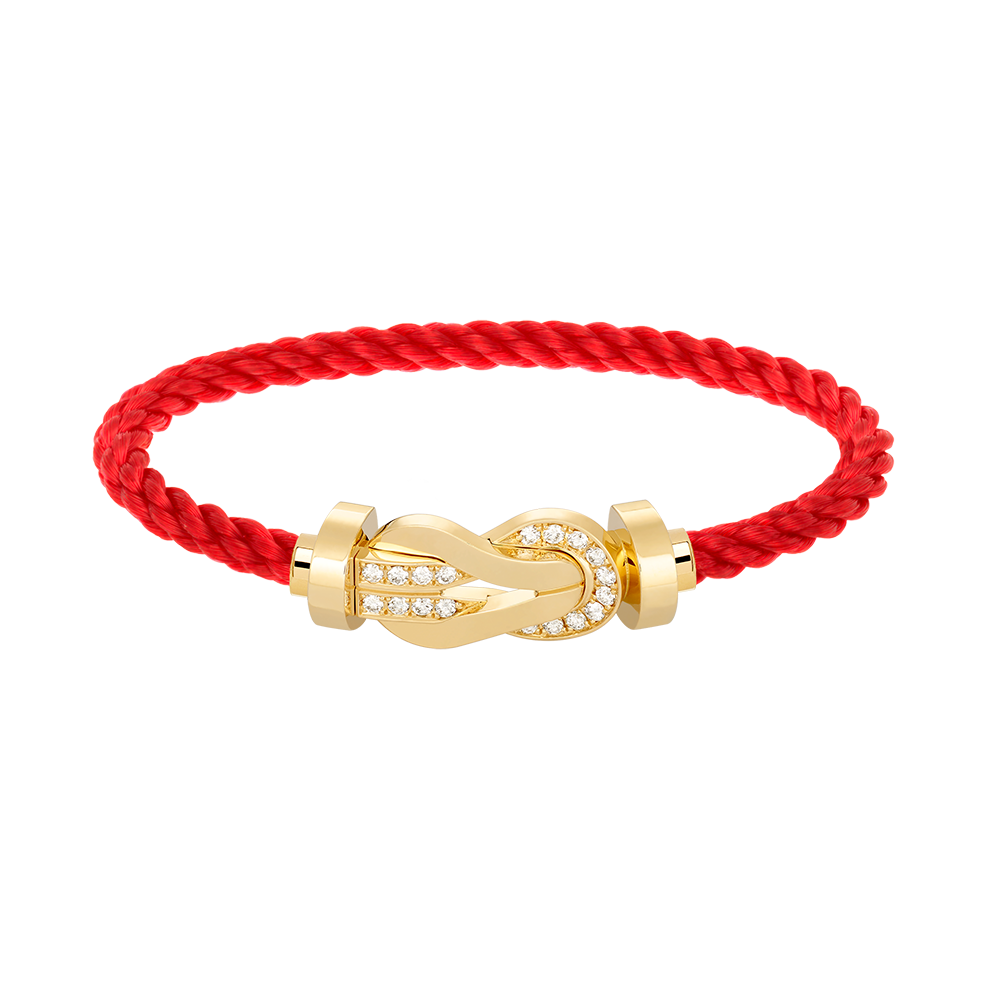 [Lumi Jewellery]CHANCE LARGE 8 FIGURE BUCKLE HALF DIAMOND BRACELET GOLD