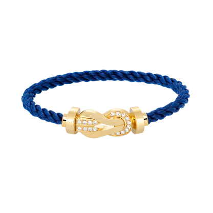 [Lumi Jewellery]CHANCE LARGE 8 FIGURE BUCKLE HALF DIAMOND BRACELET GOLD
