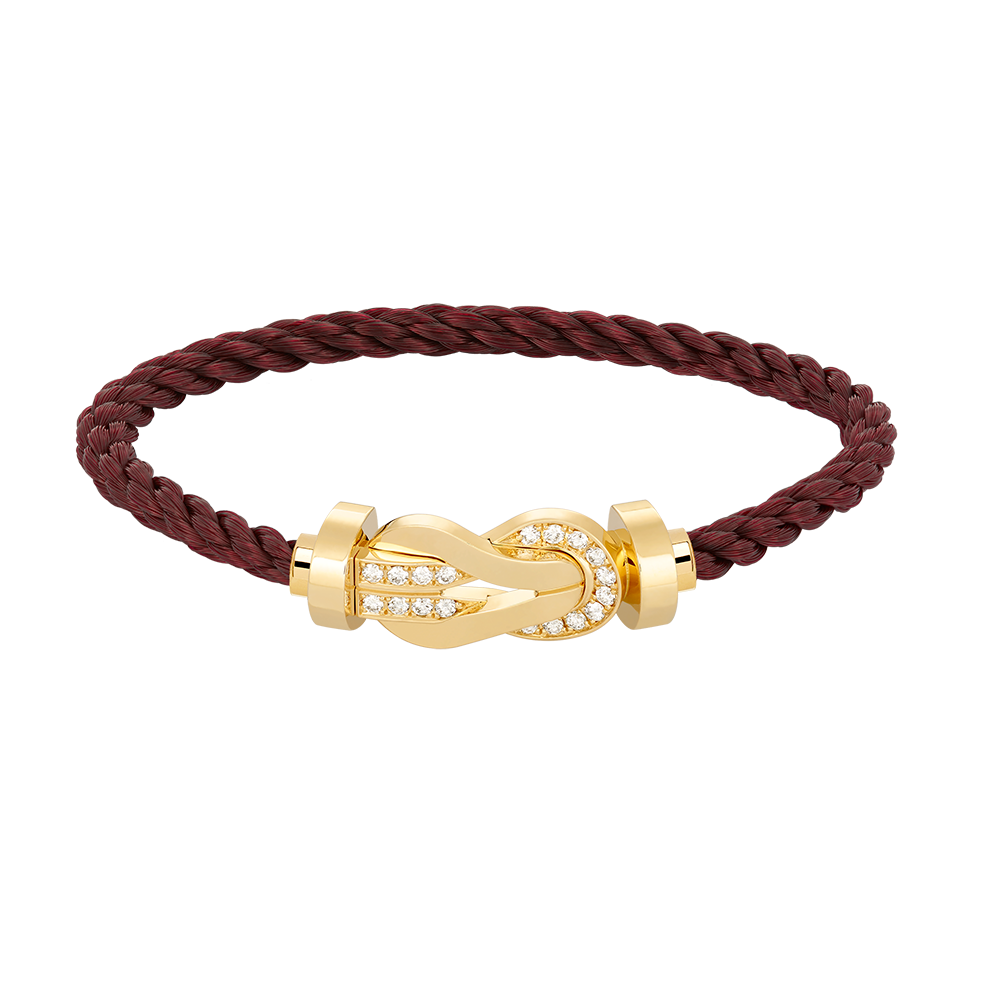 [Lumi Jewellery]CHANCE LARGE 8 FIGURE BUCKLE HALF DIAMOND BRACELET GOLD
