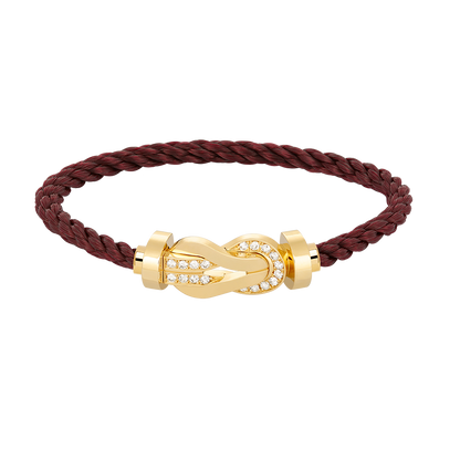 [Lumi Jewellery]CHANCE LARGE 8 FIGURE BUCKLE HALF DIAMOND BRACELET GOLD