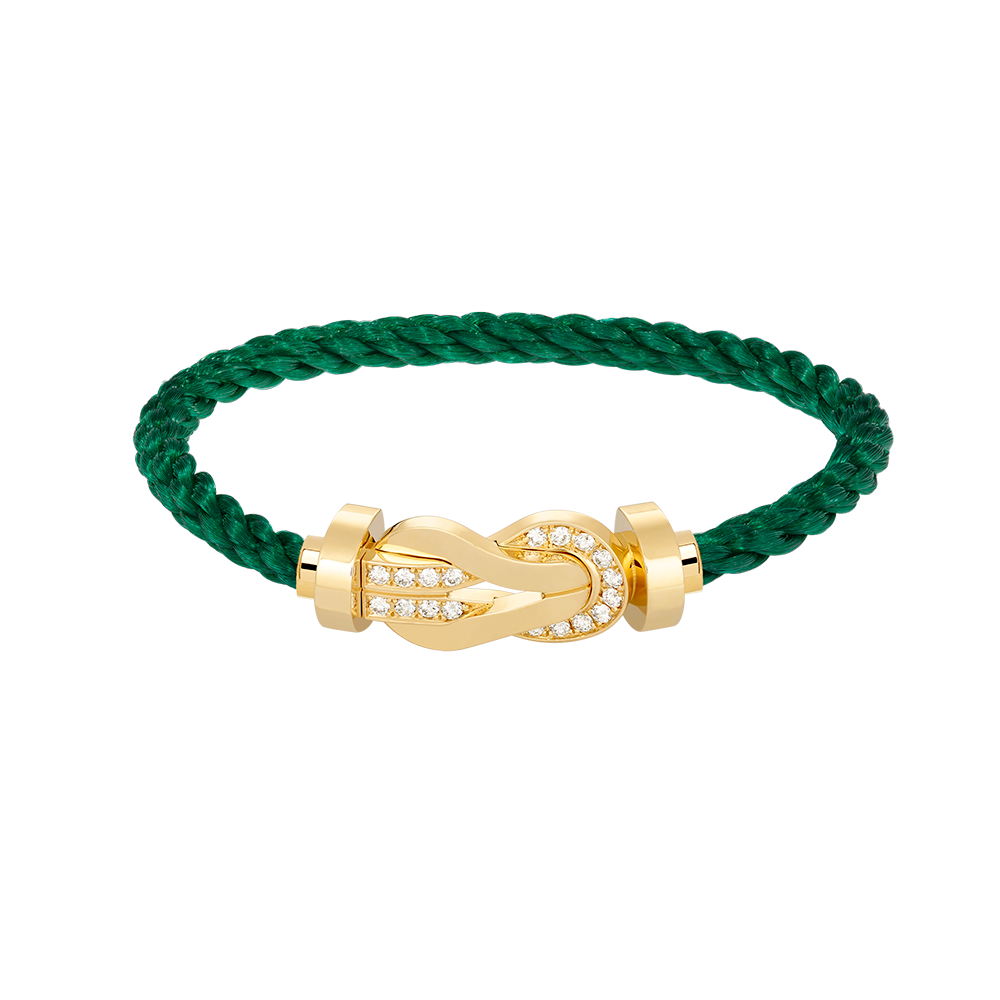 [Lumi Jewellery]CHANCE LARGE 8 FIGURE BUCKLE HALF DIAMOND BRACELET GOLD