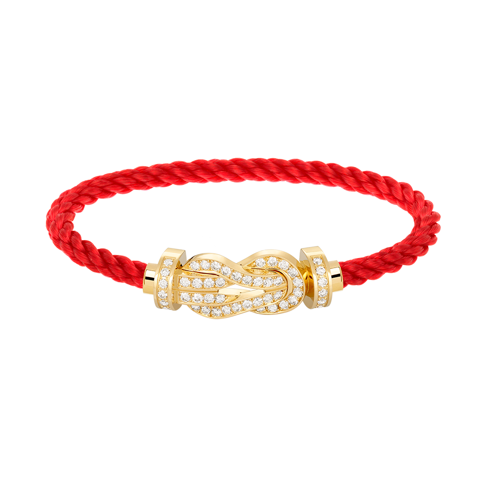 [Lumi Jewellery]CHANCE LARGE 8 FIGURE BUCKLE FULLDIAMOND BRACELET GOLD