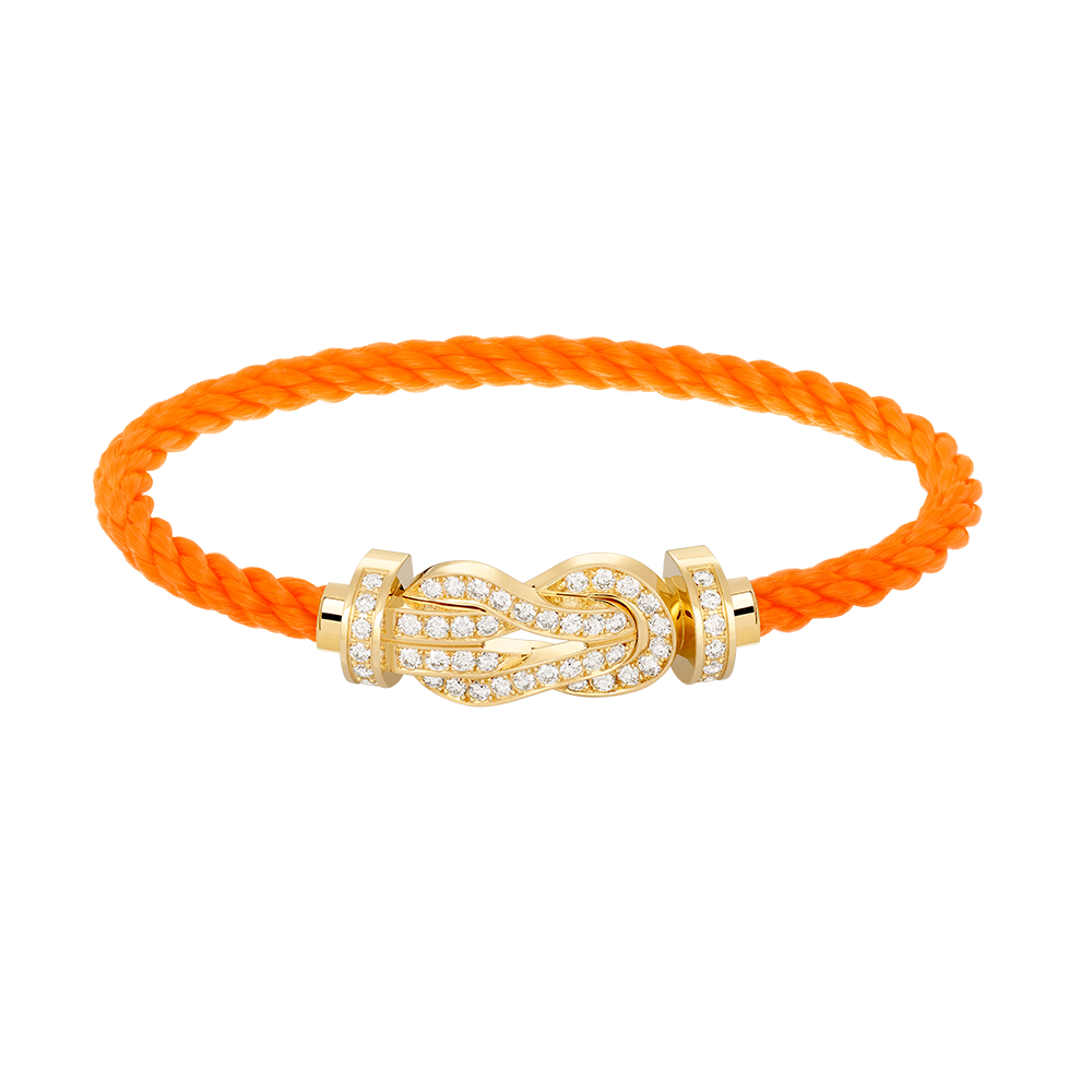 [Lumi Jewellery]CHANCE LARGE 8 FIGURE BUCKLE FULLDIAMOND BRACELET GOLD