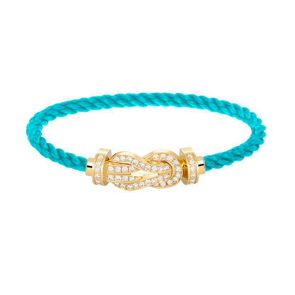[Lumi Jewellery]CHANCE LARGE 8 FIGURE BUCKLE FULLDIAMOND BRACELET GOLD