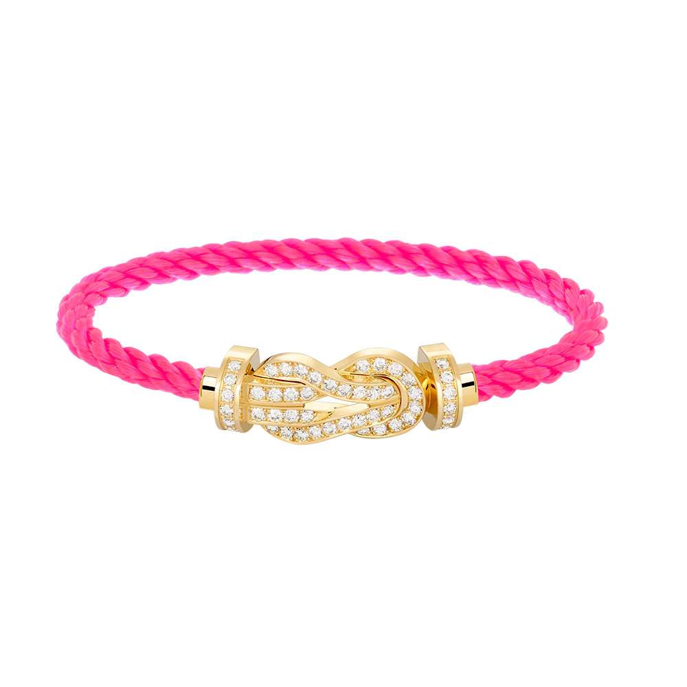 [Lumi Jewellery]CHANCE LARGE 8 FIGURE BUCKLE FULLDIAMOND BRACELET GOLD