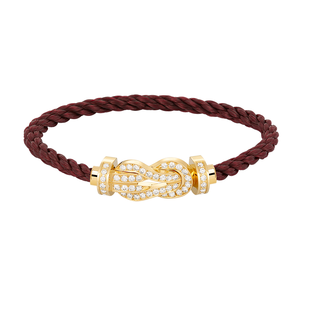 [Lumi Jewellery]CHANCE LARGE 8 FIGURE BUCKLE FULLDIAMOND BRACELET GOLD