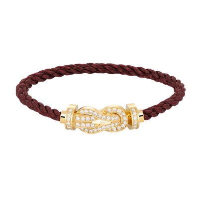 [Lumi Jewellery]CHANCE LARGE 8 FIGURE BUCKLE FULLDIAMOND BRACELET GOLD