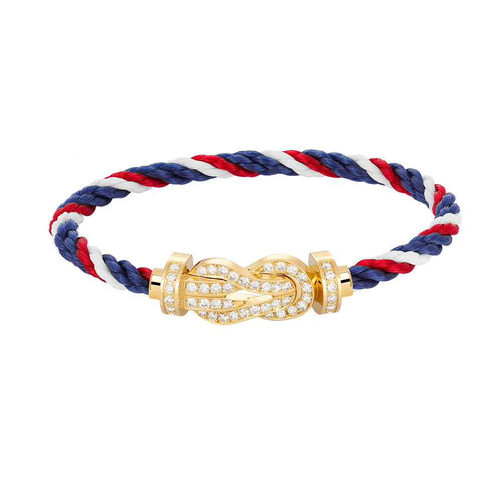[Lumi Jewellery]CHANCE LARGE 8 FIGURE BUCKLE FULLDIAMOND BRACELET GOLD
