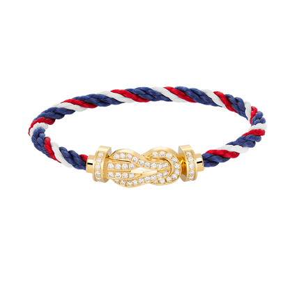[Lumi Jewellery]CHANCE LARGE 8 FIGURE BUCKLE FULLDIAMOND BRACELET GOLD