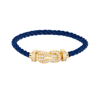 [Lumi Jewellery]CHANCE LARGE 8 FIGURE BUCKLE FULLDIAMOND BRACELET GOLD