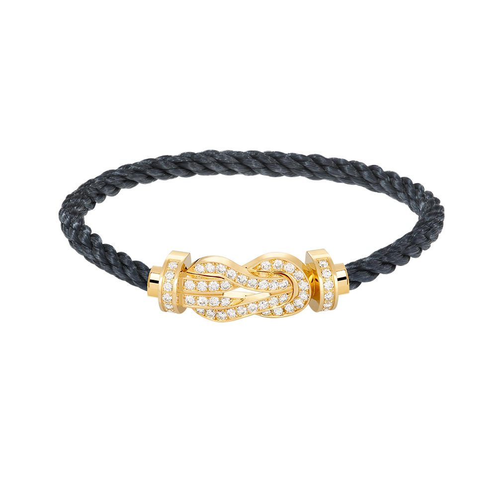 [Lumi Jewellery]CHANCE LARGE 8 FIGURE BUCKLE FULLDIAMOND BRACELET GOLD