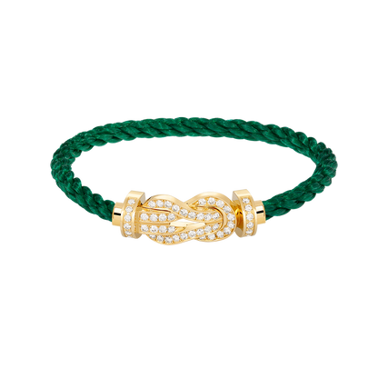 [Lumi Jewellery]CHANCE LARGE 8 FIGURE BUCKLE FULLDIAMOND BRACELET GOLD