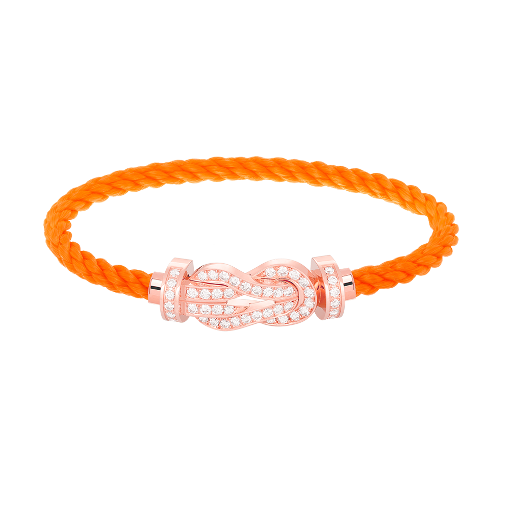 [Lumi Jewellery]CHANCE LARGE 8 FIGURE BUCKLE FULL DIAMOND BRACELET ROSE GOLD