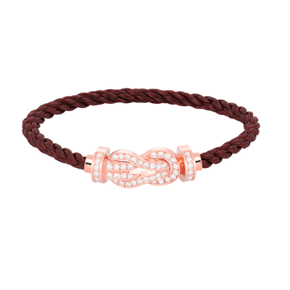 [Lumi Jewellery]CHANCE LARGE 8 FIGURE BUCKLE FULL DIAMOND BRACELET ROSE GOLD