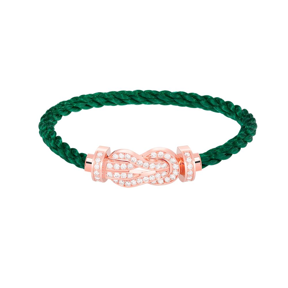 [Lumi Jewellery]CHANCE LARGE 8 FIGURE BUCKLE FULL DIAMOND BRACELET ROSE GOLD