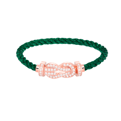 [Lumi Jewellery]CHANCE LARGE 8 FIGURE BUCKLE FULL DIAMOND BRACELET ROSE GOLD