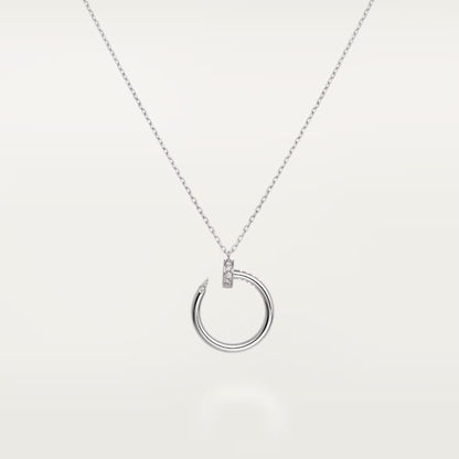 [Lumi Jewelery]JUSTE NECKLACE HALF DIAMOND