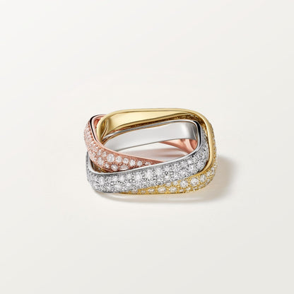 [Lumi Jewelery]TRINITY 3.5MM CUSHION RING COLLECTION