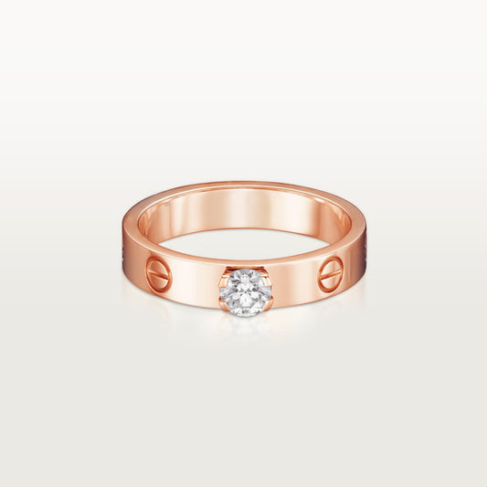 [Lumi Jewelery]LOVE RING 3.6MM 1 BIG DIAMOND