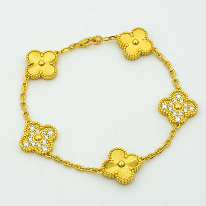 [Lumi Jewellery] CLOVER 5 MOTIF LASER BRACELET COLLECTION