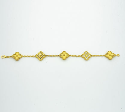 [Lumi Jewellery] CLOVER 5 MOTIF LASER BRACELET COLLECTION