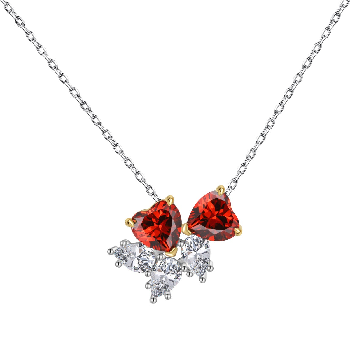 [Lumi Jewellery]Dainty Red Heart Necklace