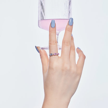 [Lumi Jewellery]Unique Colorful Emerald Cut Party Ring