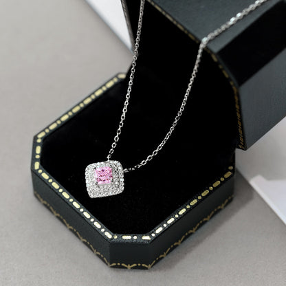 [Lumi Jewellery]Sparkling Asscher Cut Necklace