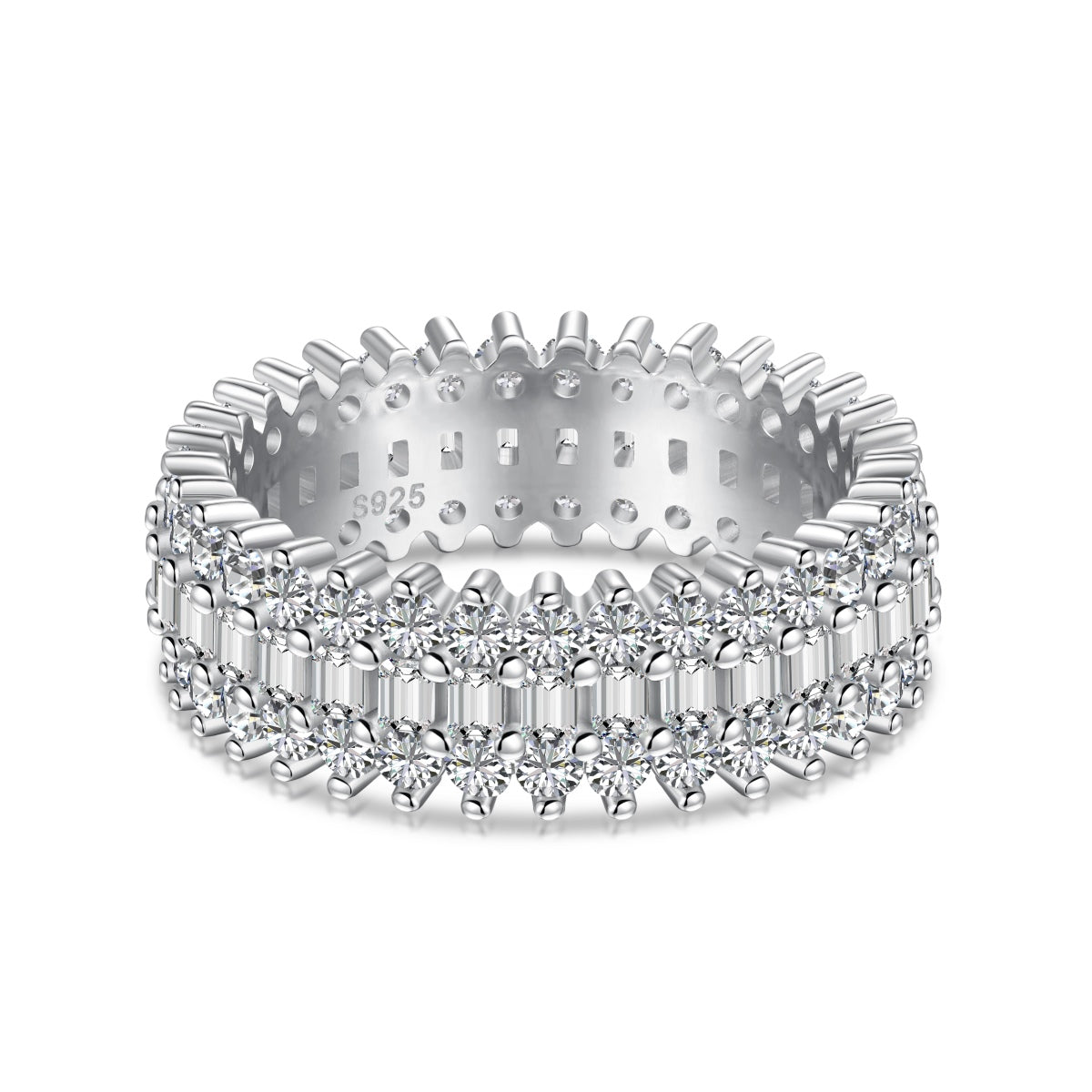[Lumi Jewellery]Ornate Colorful Radiant Cut Daily Ring