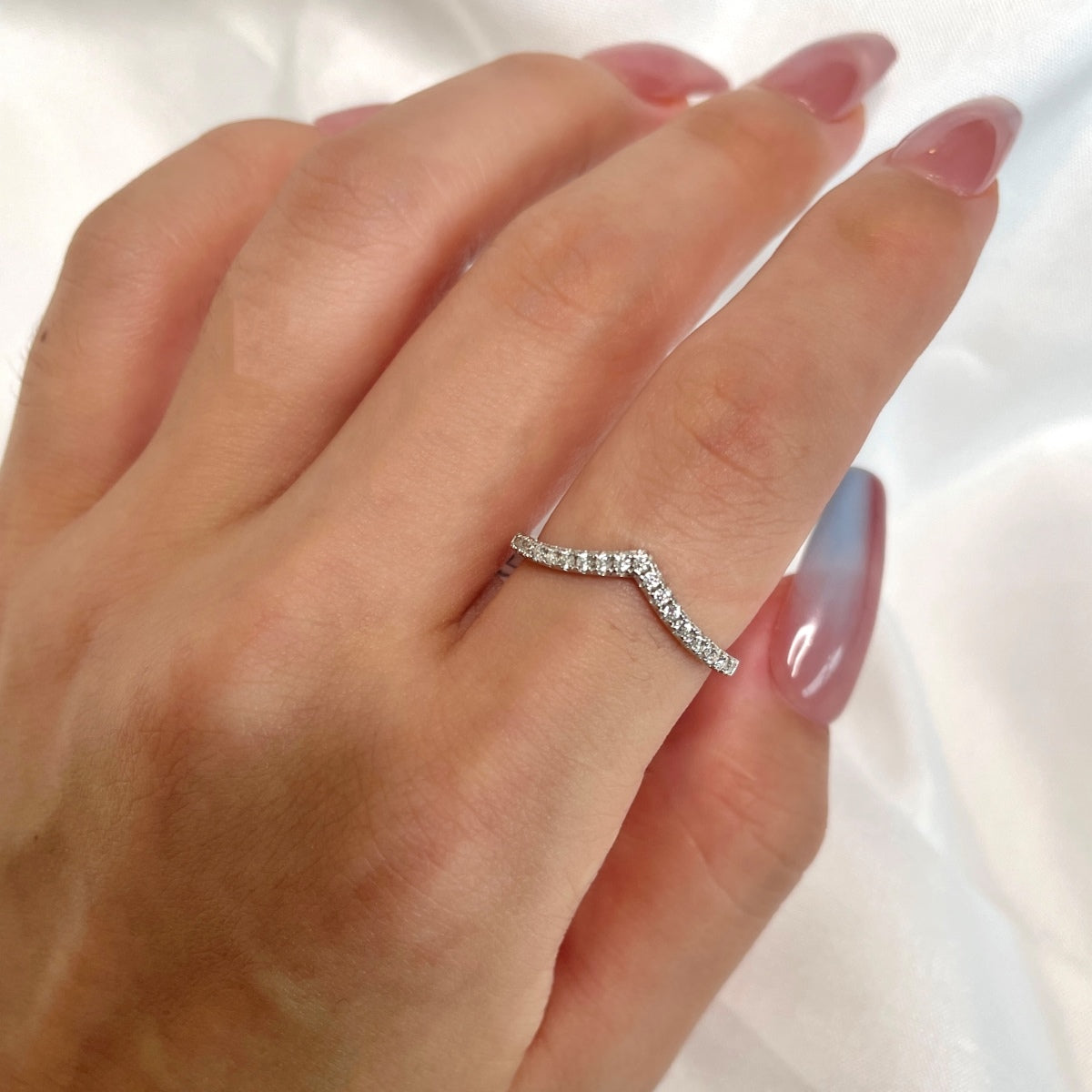 [Lumi Jewellery]Elaborate Tennis Band Ring