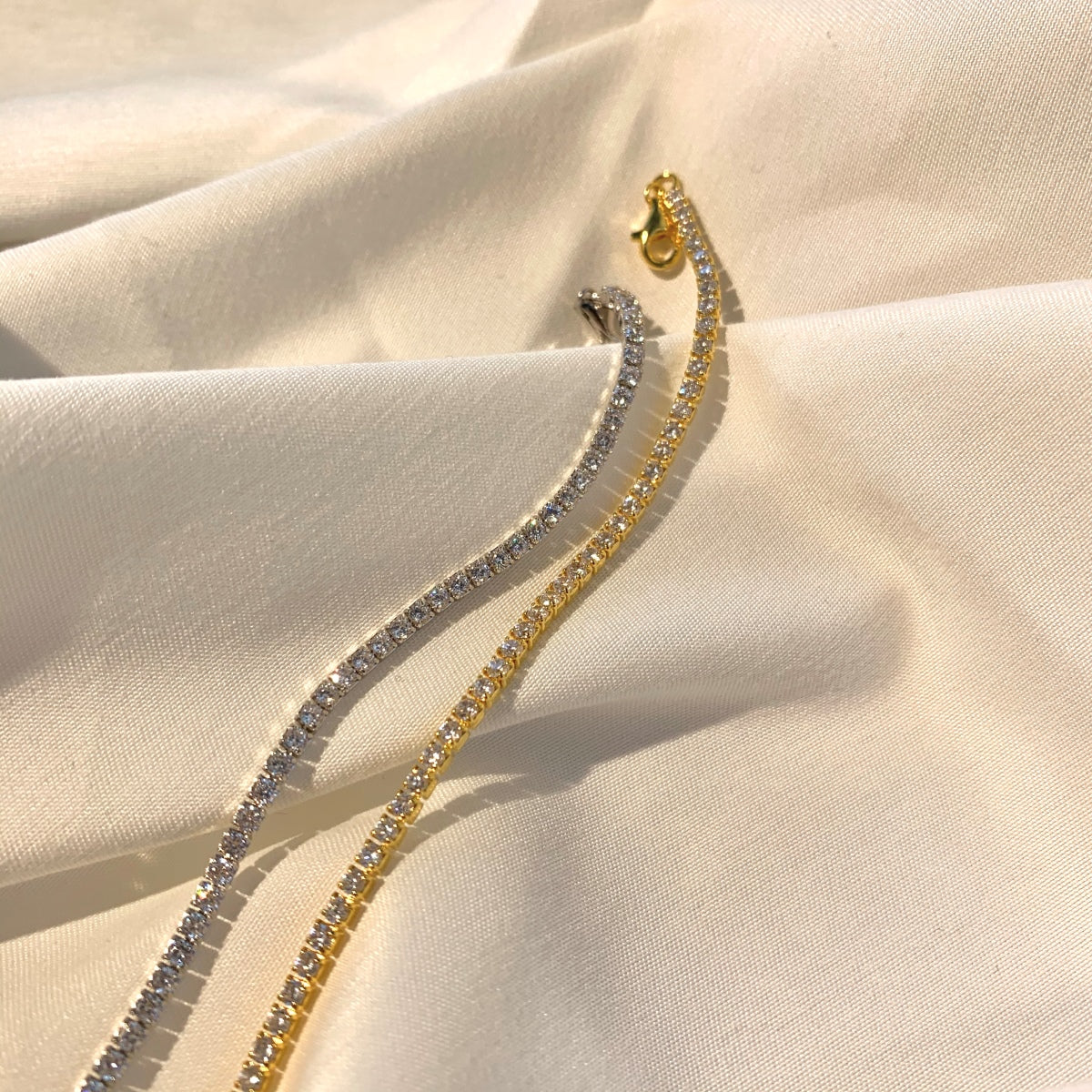 [Lumi Jewellery]Radiant Shinning Princess Cut Tennis Bracelet