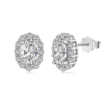[Lumi Jewellery]Delicate Unique Oval Cut Daily Earrings