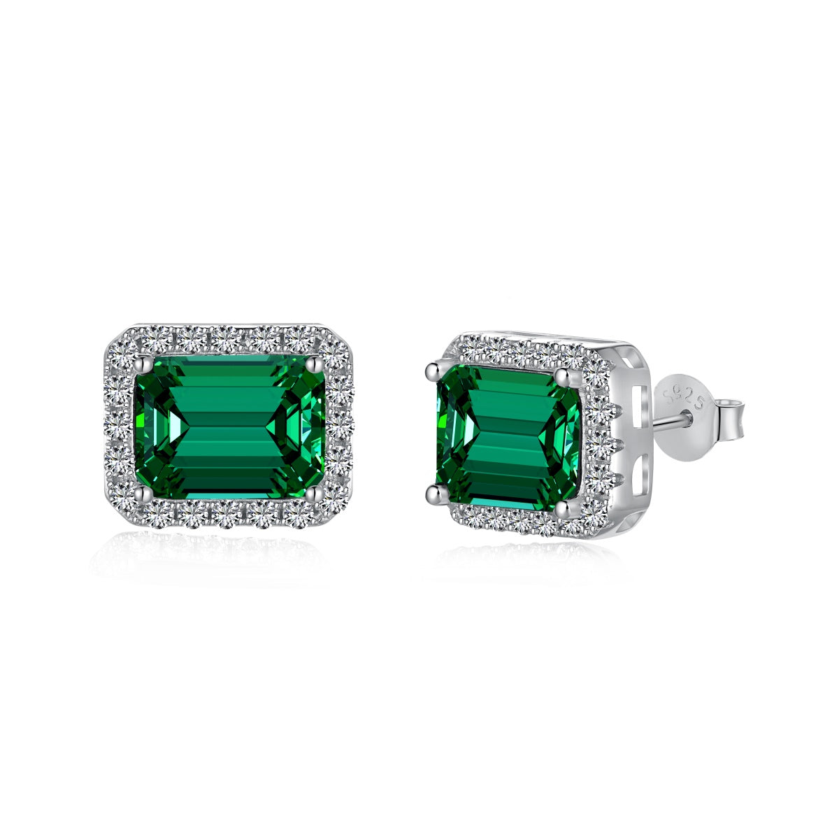 [Lumi Jewellery]Luxurious Dainty Emerald Cut Banquet Earrings