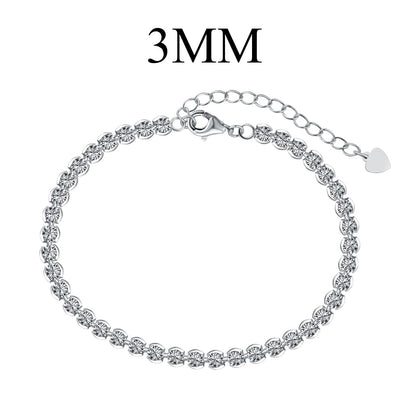 [Lumi Jewellery]Ornate  Sparkling Round Cut Daily Bracelet