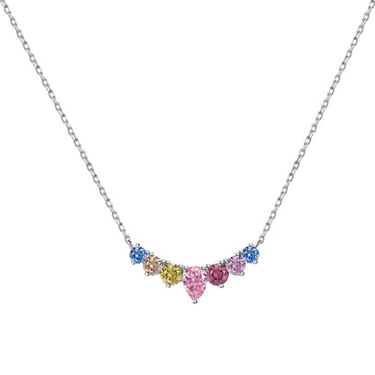 [Lumi Jewellery]Dainty Colorful Heart Necklace