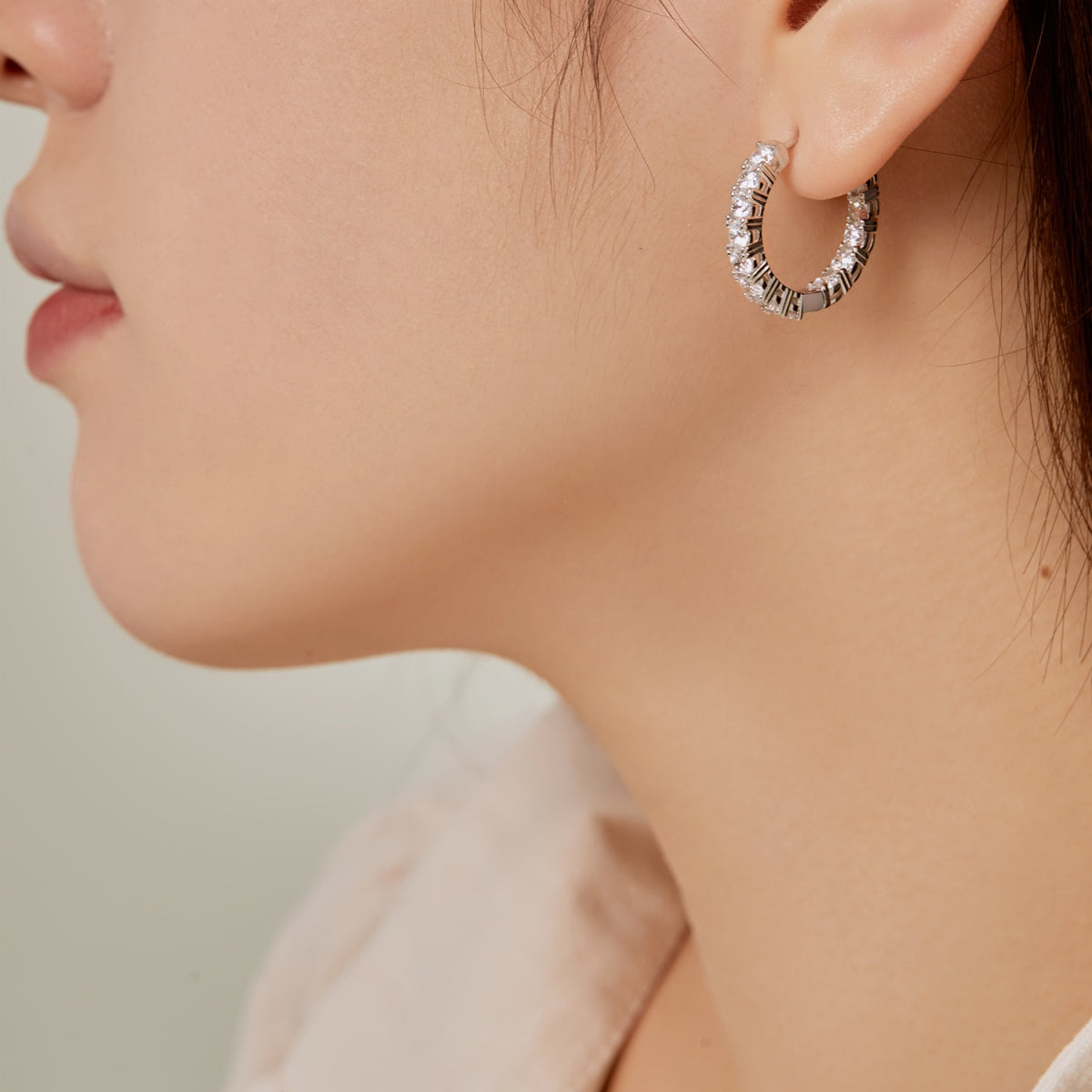 [Lumi Jewellery]Unique Round Cut Daily Earrings