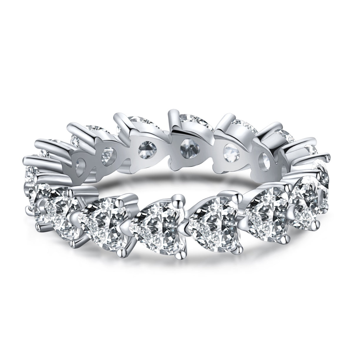 [Lumi Jewellery]0.25 Carat Radiant Romance Heart Cut Lover Ring