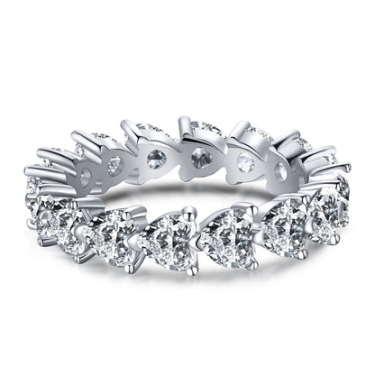 [Lumi Jewellery]0.25 Carat Radiant Romance Heart Cut Lover Ring