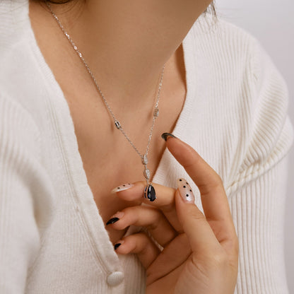 [Lumi Jewellery]Dazzling Pear Cut Necklace