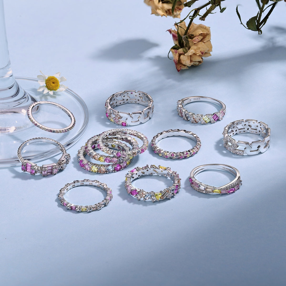 [Lumi Jewellery]Dazzling Resplendent Round Cut Party Ring