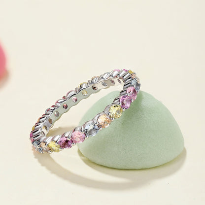 [Lumi Jewellery]Dazzling Resplendent Round Cut Party Ring