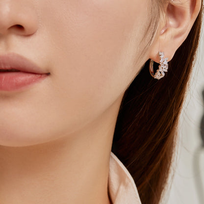 [Lumi Jewellery]Dazzling Colorful Emerald Cut Daily Earrings
