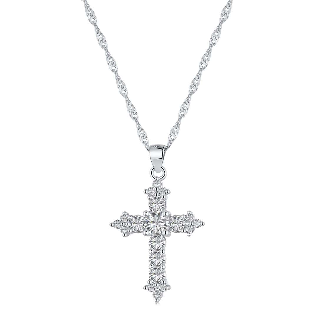 [Lumi Jewellery]Delicate Cross Shape Necklace